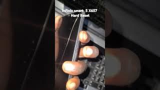 Infinix smart 5 X657 Hard Reset without PC Remove Forgotten Pin, password, pattern Free