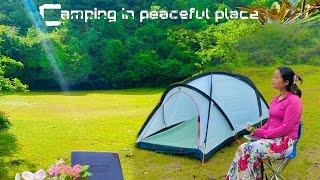 Camping in peaceful place ️ | silent vlog | Solukhumbu Silgudi | Sadiksha Rai @Dipsagarkhaling.