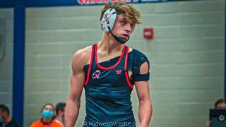 145 – Tyler Starr {G} of Bradley Bourbonnais IL vs. Aden Byal {R} of Chatham Glenwood IL