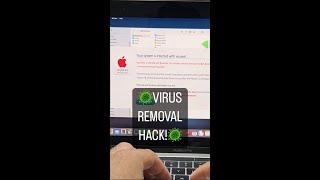 Virus removal in under 15 seconds! Works for #windows and #macos  #virus #macbook