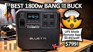 Bluetti AC180 1800w LiFePO4 UPS Power Station Solar Generator Review