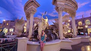 Las Vegas Fun - Freemont Street, Hotel Tours & More - Jenna & Dale's Vacation Day 5