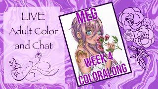 LIVE COLOR ALONG TUTORIAL |  KEVIN TEO ART “MEG” POLYCHROMOS COLOR ALONG WEEK 4