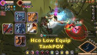 Albion Online PVE -  Hardcore Expedition (HCE) Low Tier Equip TANK POV