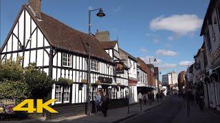 Chelmsford Walk: City Centre【4K】