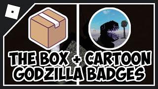 HOW TO GET CARTOON GODZILLA BADGE IN TREVOR CREATURES WORLD | How to get BOX Badge in Trevor World