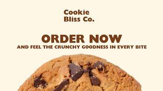 Remake Ad Cookie from The Lue Fang | Cookie Bliss Co. | CANVA App