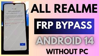 REALME ANDROID 14: Google Gmail Account FRP Bypass -  (without pc)