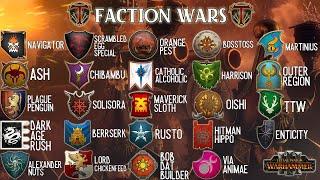 Domination Faction War | 24 Faction Competitive Tournament - Total War Warhammer 3