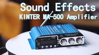 KINTER MA-500 Amplifier Demonstration and Sound Effects