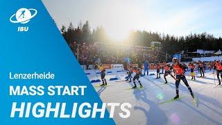 World Cup 23/24 Lenzerheide: Men Mass Start Highlights