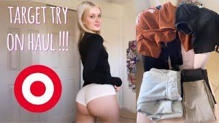 target try on haul !!! ( tight leggings, short shorts, compression shirts, and small crop tops !!! )