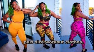 PLUS SIZE WORKOUT CLOTHES TRY ON HAUL | Target Plus Size Activewear