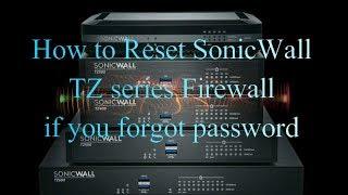 How to Reset Dell Sonicwall firewall password | Sushil Tech | #sushiltech