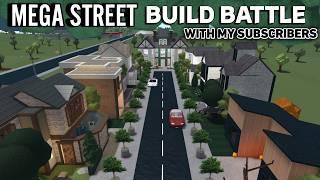 MEGA $500K STREET BUILD BATTLE In BLOXBURG