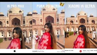 iPhone 16 Pro Max vs Huawei Pura 70 Ultra vs Xiaomi 14 Ultra | Review by a Photographer