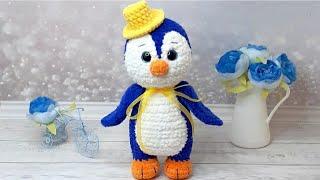 МК ПИНГВИН КРЮЧКОМ  2-Я ЧАСТЬ  CROCHET PENGUIN PATTERN