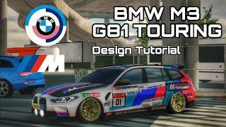 BMW M3 G81 Touring Motorsport Livery Tutorial | Car Parking Multiplayer