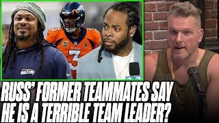 Russell Wilson's Former Teammates Say He Was A Terrible Team Leader?! | Pat McAfee Reacts