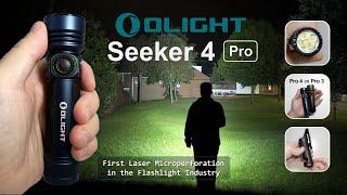 OLIGHT Seeker 4 Pro - 4600 lumens! Laser Microperforation!  Type-C holster (WTF!) EPIC FLASHLIGHT!!