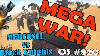 MEGA WAR! Black Knights vs MERCOSUL  |  ARK Official Server