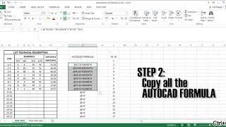 Automated Lot Plotting in AutoCAD with Excel