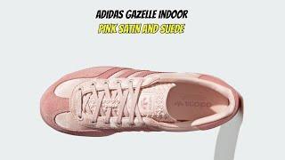 Adidas Gazelle Indoor Pink Satin and Suede