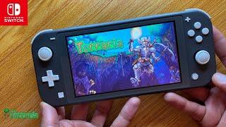 Terraria Nintendo Switch Lite Gameplay