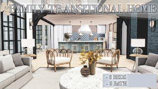 FAMILY TRANSITIONAL HOME | Sims 4 CC Speed Build | DOWNLOAD LINK (TRAY+CC+CC LINKS)