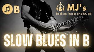 Slow Blues in B | Backing Track