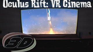 VR Cinema - Oculus Rift - Watching Stereo3DProductions Videos