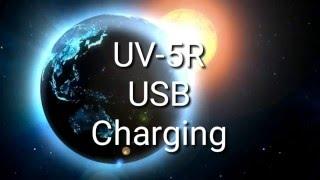 Baofeng UV-5R USB Charging on the go