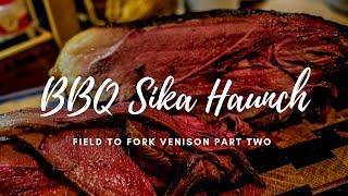 Feast Like a Hunter-Gatherer: Sika Venison Haunch in a Barrel Kamado BBQ