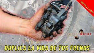 DUPLICA LA VIDA DE TUS FRENOS, tips sencillos. #motos #bikers #frenos