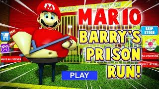 NEW Mario Barry's Prison Run!  | Roblox First Person Obby Escape Jumpscare