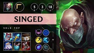 Singed Top vs Ambessa: Rampage - EUW Master Patch 14.23