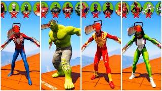 MARVEL AND DC SUPERHERO BATTLE #60 HULK VS SPIDERMAN VS VENOM  HULK #gta #spiderman #ragdolls Iphone