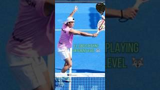 Unbelievable Padel Trick You Have to See!  #fyp #padel #tennis #crazy