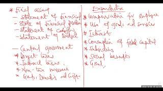 Public sector accounting & finance revision day 1 - Final accounts, budgeting & conceptual framework