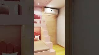 Kids Bunk Bed Design in 3Ds Max & Chaos Vantage