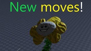 Roblox: Untitled Combat Demo Rework Flowey update! (NEW MOVES)