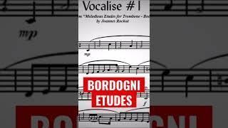 [TRUMPET VOCALISE ETUDE] Marcos Bordogni Vocalise for Trumpet #01