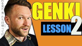 【N5】Genki 1 Lesson 2 Japanese Grammar Made Clear