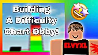 Building A DIFFICULTY CHART! In Obby Creator!