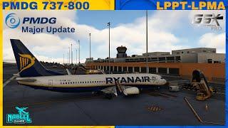 MSFS Live | *NEW Update* PMDG 737-800 | GSX Pro | RYANAIR Real Ops | Lisbon to Madeira |