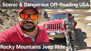 Jeep Extreme Off-Roading in Colorado's Alpine Loop Engineer & Cinnamon Pass 100km of extreme fun USA