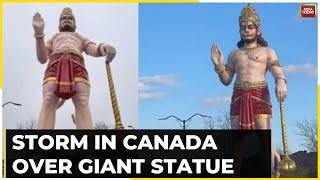 Hindu Temple In Canada's Brampton Boosts Security After Complaints Against 55-ft Lord Hanuman Statue