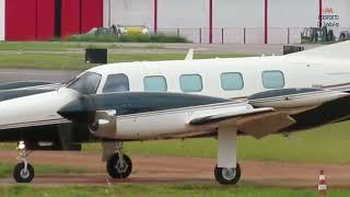 Último Registro Piper Cheyenne IV PR-NDN  PA-42-1000 Pouso Aeroporto De Jundiai-SP