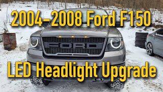 2004-2008 Ford F150 Full LED Headlights by GXENOGO Installation and Review