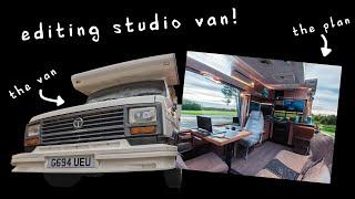 Turning a broken VAN into an EDITING STUDIO (new frame, insulation and ply!)